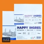 Giấy vẽ chì HAPPY INGRES CANSON Ý mỏng 110gsm (vân ngang) - Image 6