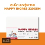 Giấy vẽ màu nước, gouache HAPPY INGRES CANSON Ý 220gsm (vân ngang) - Image 2