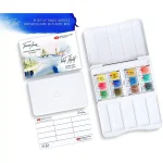 Màu Nước Nén White Nights Leningrad Sonnet hộp bộ 12 và 24 màu và 3 màu (Nevskaya Palitra)