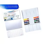 Màu Nước Nén White Nights Leningrad Sonnet hộp bộ 12 và 24 màu và 3 màu (Nevskaya Palitra) - Image 7