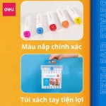 Bút Lông Màu Marker DELI Chuyên Nghiệp Hộp Nhựa An Toàn Cho Bé - Phân Loại Màu Đa Dạng New - Image 7