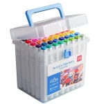 Bút Lông Màu Marker DELI Chuyên Nghiệp Hộp Nhựa An Toàn Cho Bé - Phân Loại Màu Đa Dạng New - Image 8