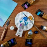 Dung môi pha acrylic MONT MARTE, tạo hiệu ứng lì cho tranh, phủ bảo vệ - Acrylic Medium Matte 75ml/135ml - Image 7